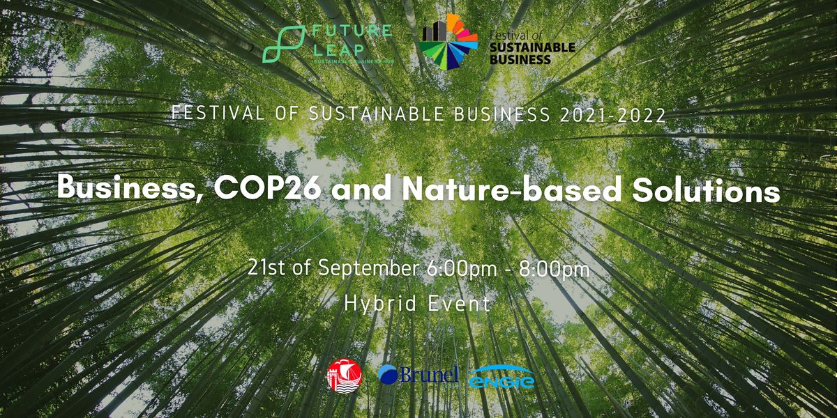 Business, COP26 and Nature-based Solutions [Conference FoSB 2021-2022]