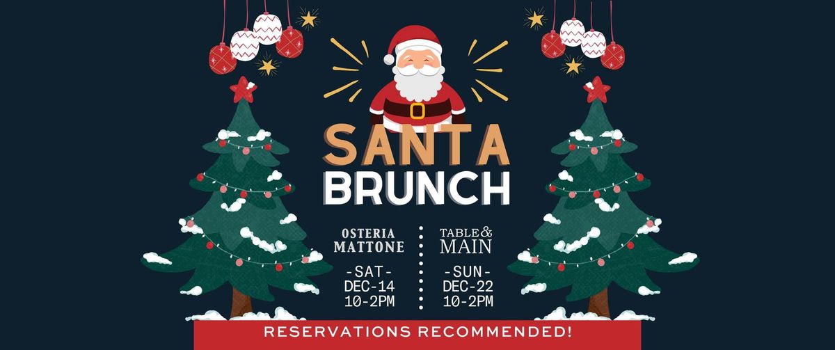 Santa Brunch at Table & Main