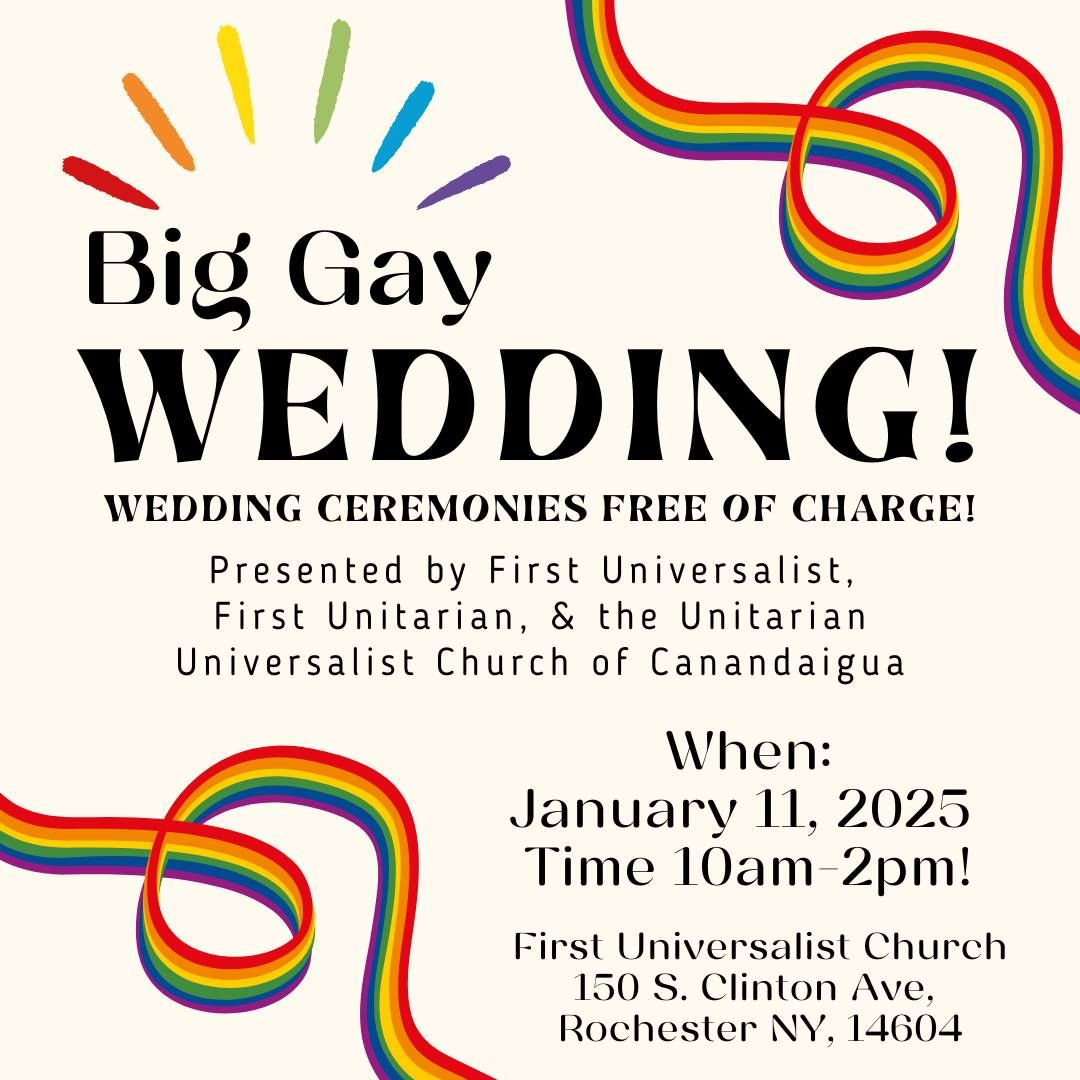 Queer Community Event: Big Gay Wedding!