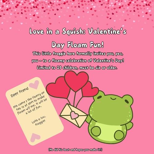 Love in a Squish: Valentine\u2019s Day Floam Fun! 