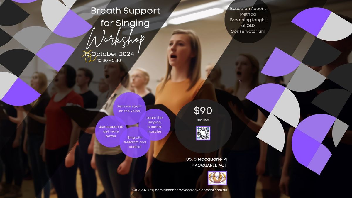 Breath support for singers