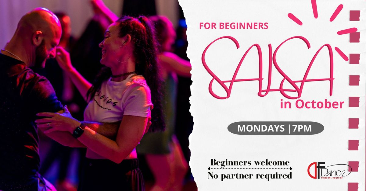 Beginner Salsa Classes on Mondays in October! New Student Deal!