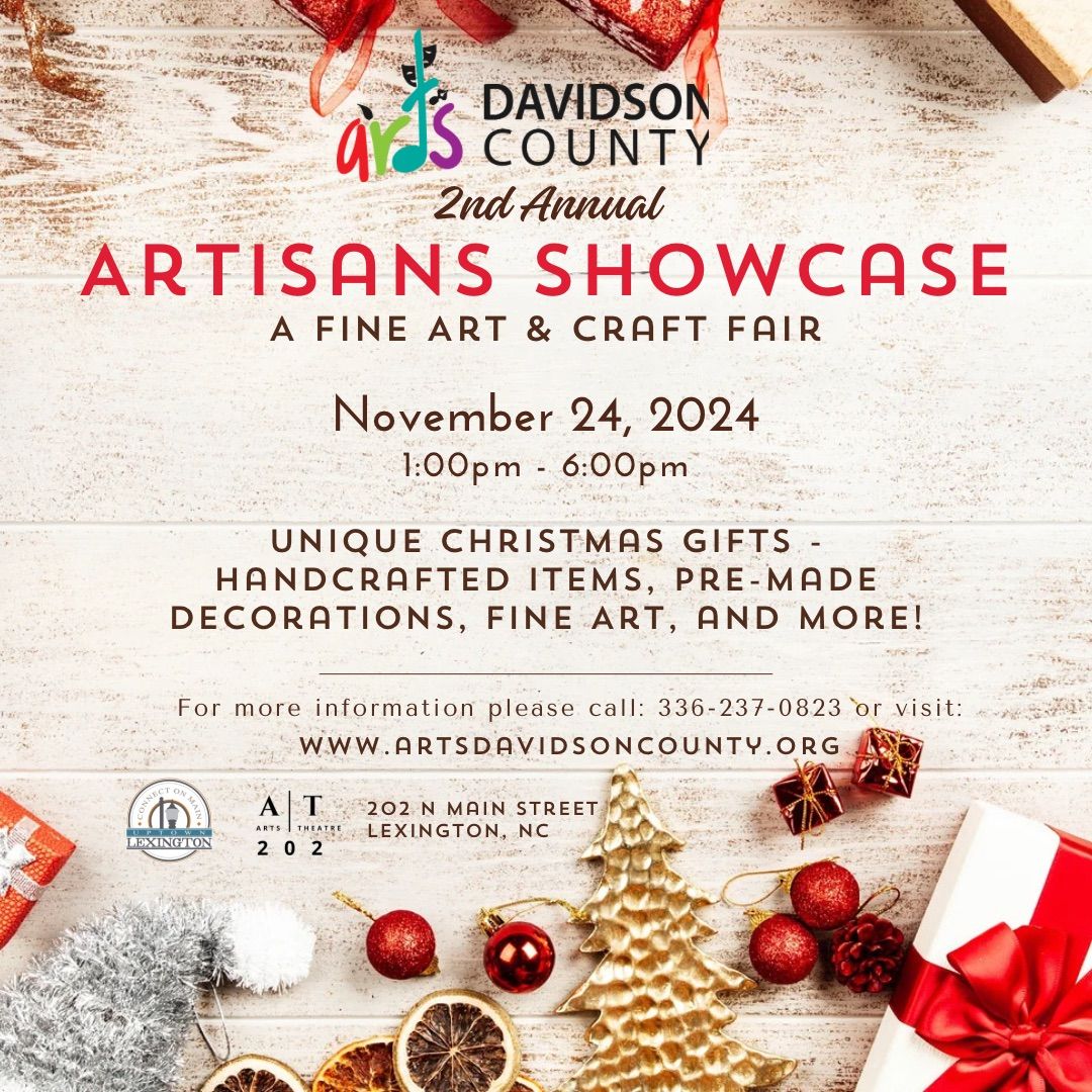 2nd Annual Artisans Showcase:  A Fine Art & Craft Fair