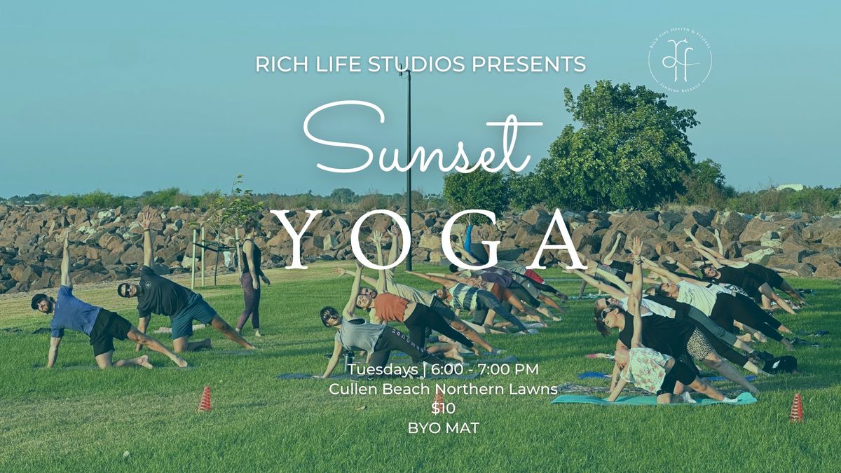 Tuesday Sunset Yoga in Cullen Bay