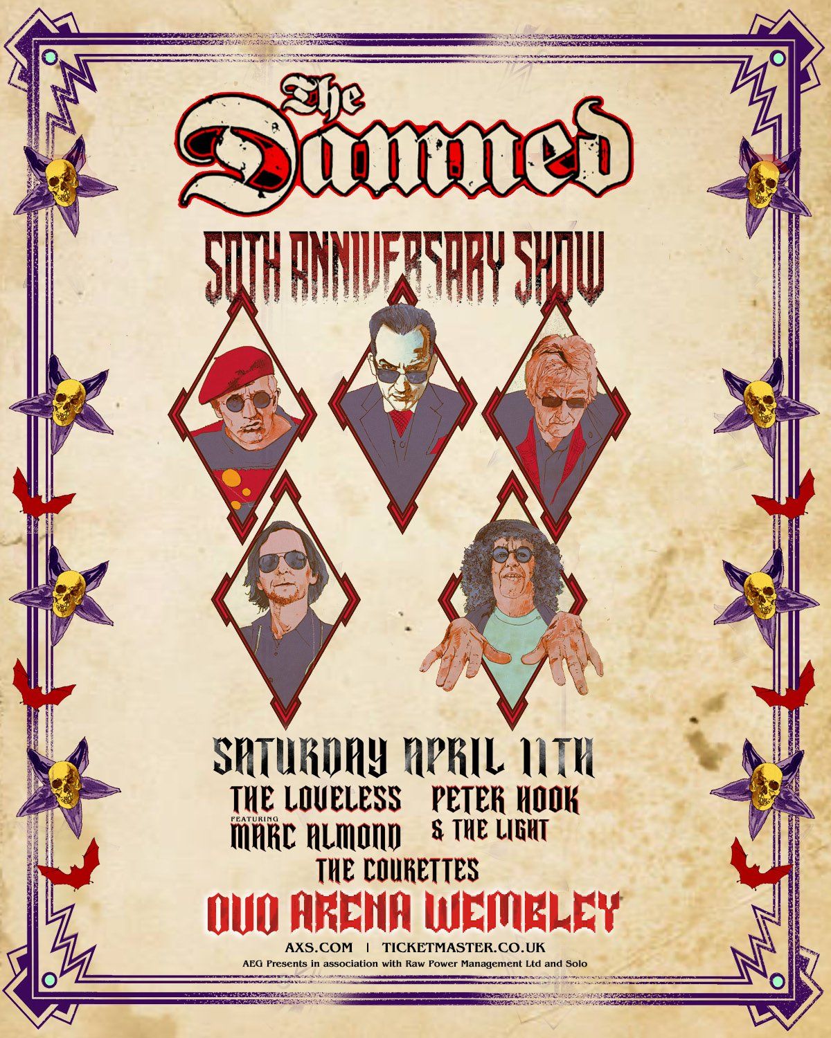 The Damned at OVO Arena Wembley