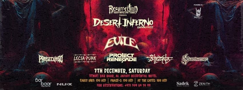 HEAVY METAL FESTIVAL: EVILE-PROJECT RENEGADE-STIGMATA-LECSA PUNK