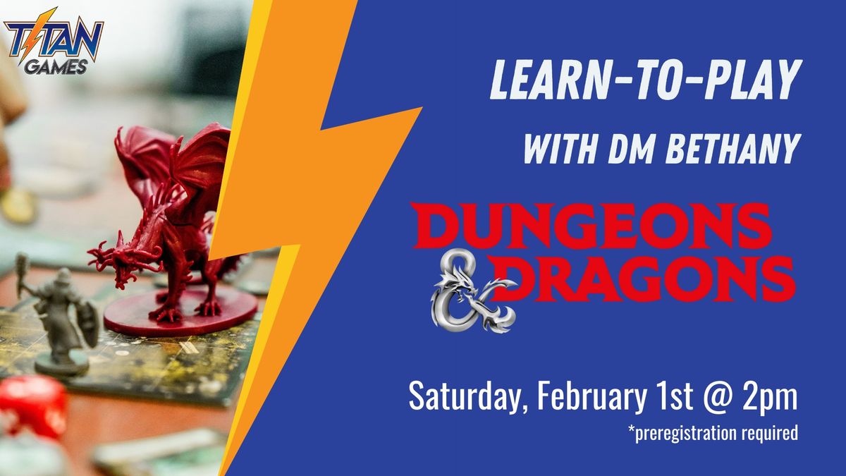 Learn-to-Play: D&D with DM Bethany