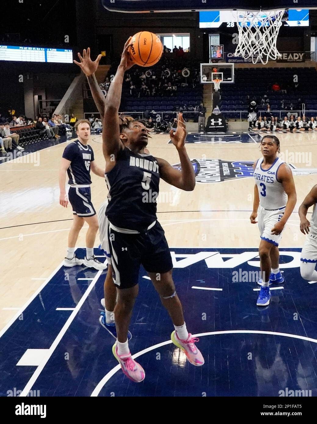 Hampton Pirates at Monmouth Hawks Mens Basketball