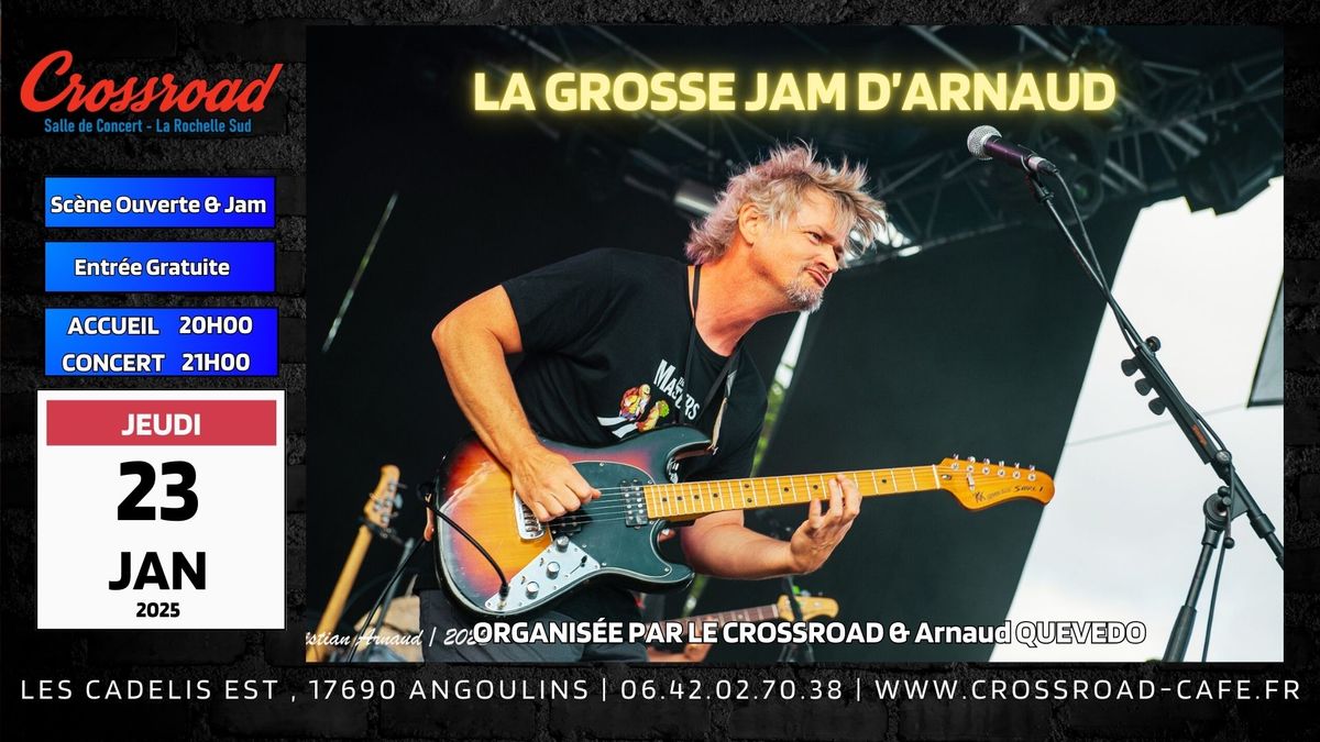 La Grosse Jam d\u2019Arnaud ! Une soir\u00e9e d\u2019Impro musicale