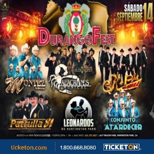 DURANGO FEST EN LOS ANGELES CA