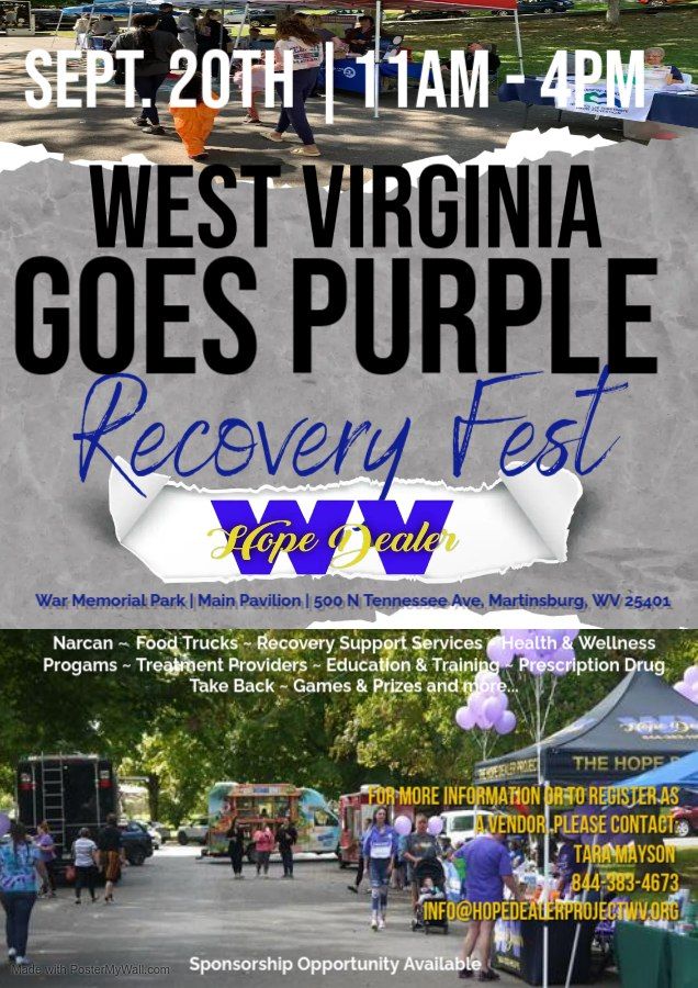 West Virginia Goes Purple Recovery Fest: Embracing Hope and Healing