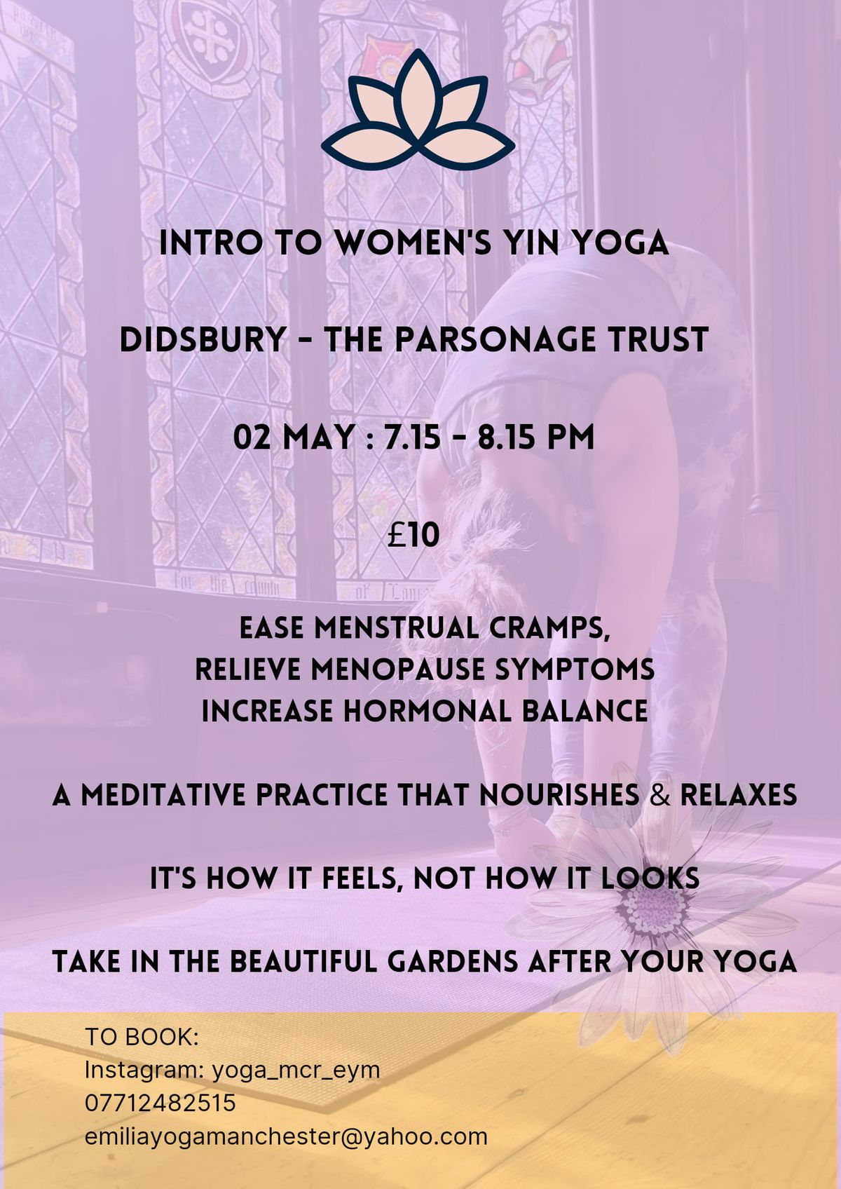Intro to Women's Yin Yoga, Didsbury 