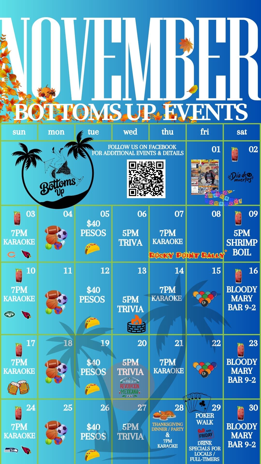 Unforgettable Month at Bottoms Up!