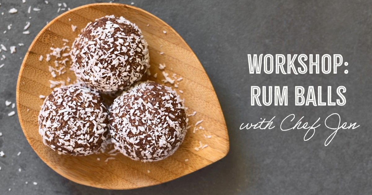 Workshop: Rum Balls with Chef Jen