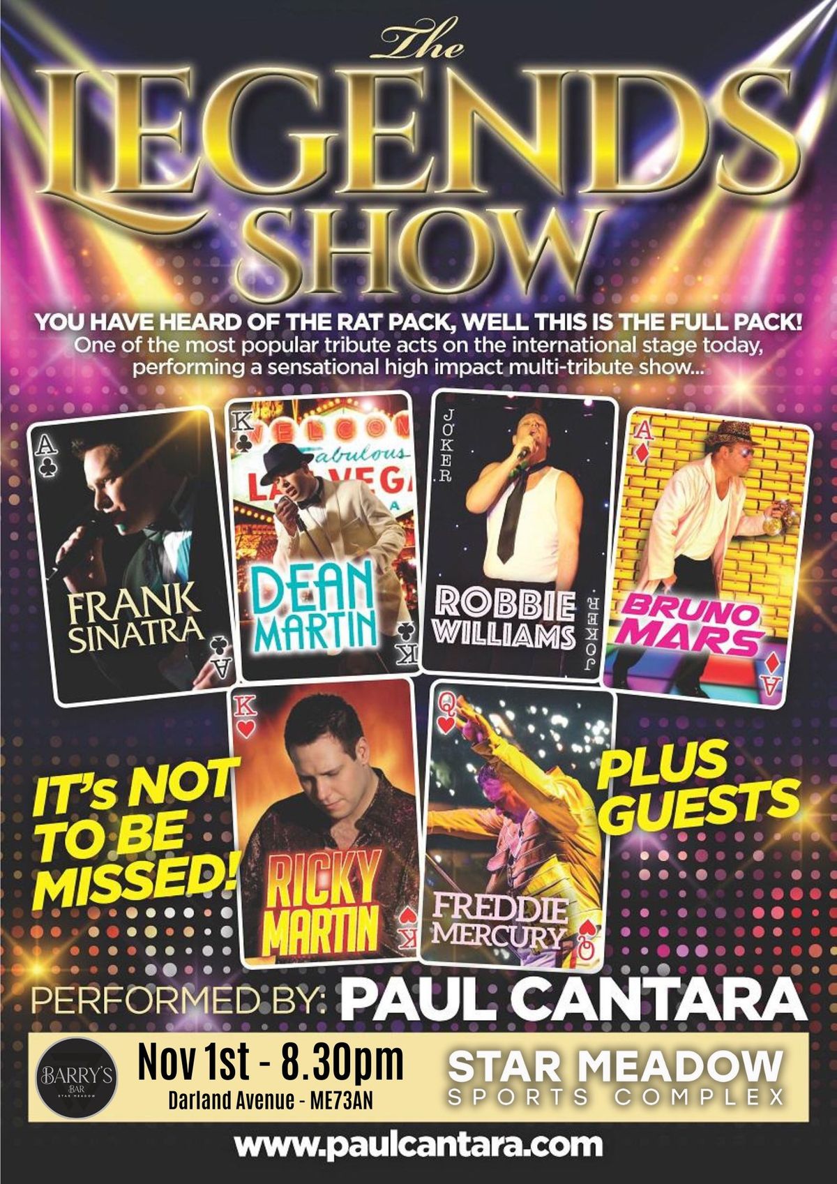 Paul Cantara - The Legends show - Live at the Star Meadow