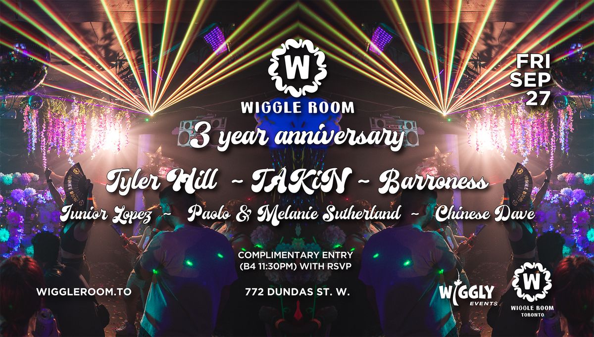 WiGGLE ROOM 3 Year Anniversary  | 4AM LAST CALL