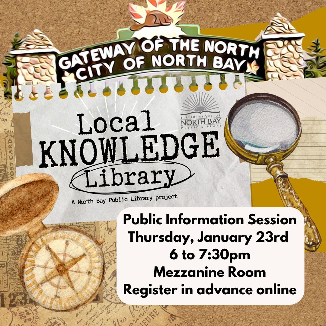 Local Knowledge Library Public Information Session