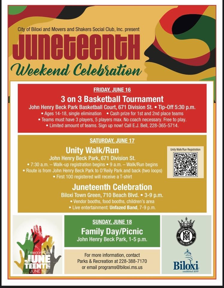 Juneteenth Unity Walk & Celebration , Biloxi Town Green, 17 June 2023