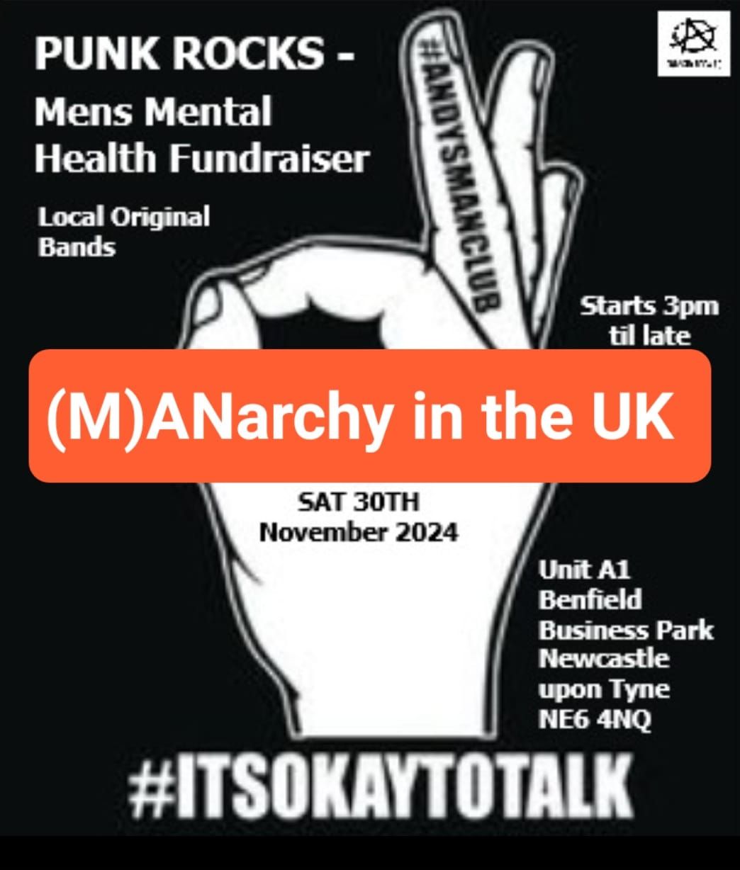 M(AN)archy in the UK  - Punk Rocks MMH fundraiser