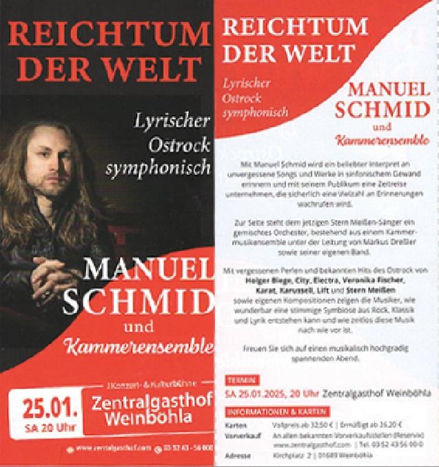 Manuel Schmid mit Kammerensemble in Weinb\u00f6hla