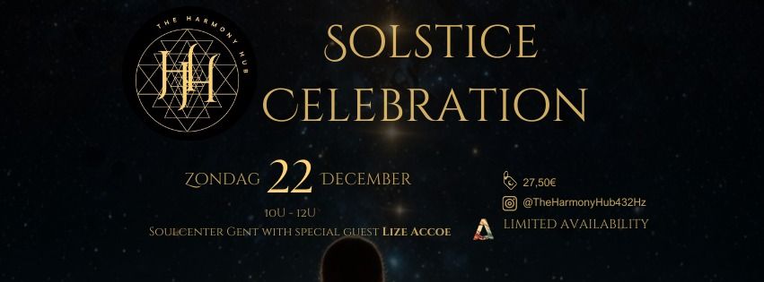 Solstice Celebration @ Soulcenter Gent with special guest Lize Accoe