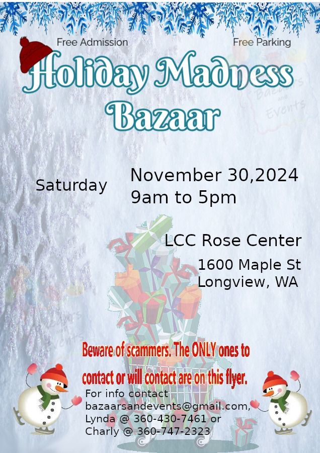 Holiday Madness Bazaar