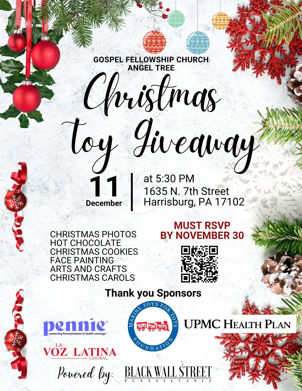 Christmas Toy Giveaway 