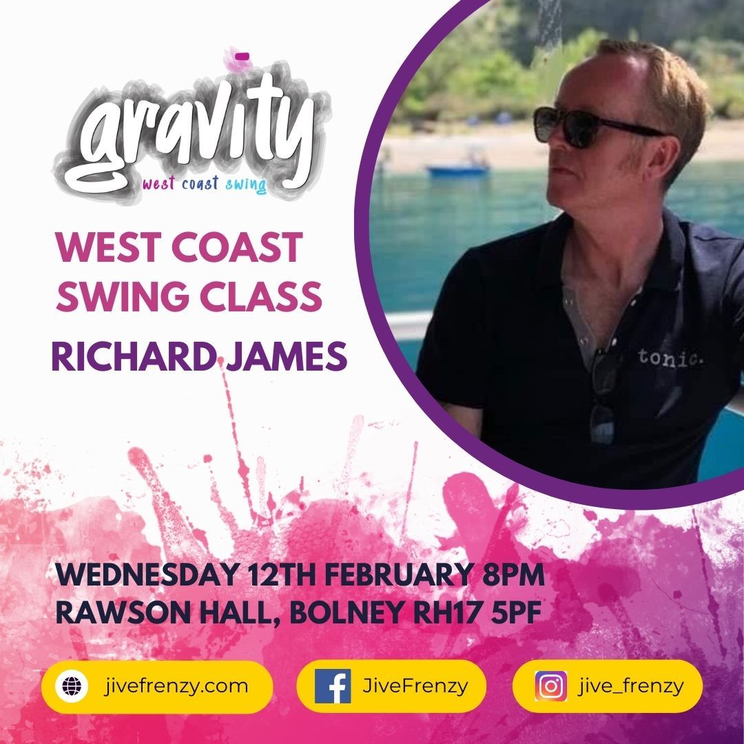 West Coast Swing Class with Richard James All LEVELS RH175PF