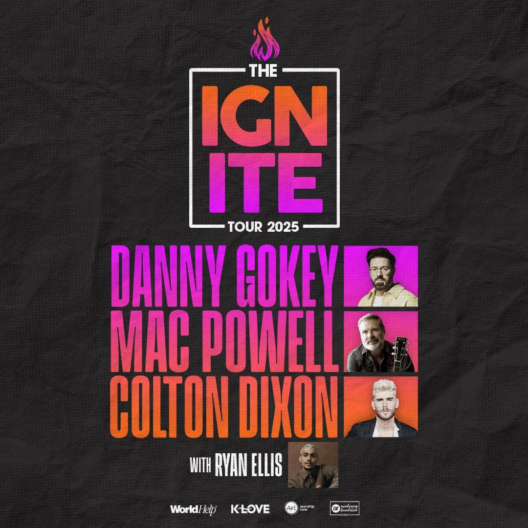 Danny Gokey, Mac Powell, Colton Dixon, and Ryan Ellis at Robinson Grand Performing Arts Center