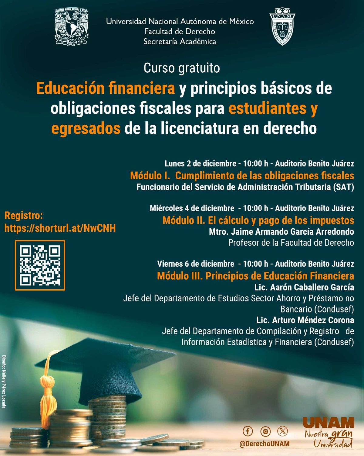 Educaci\u00f3n financiera y principios b\u00e1sicos de obligaciones fiscales para estudiantes y egresados de l