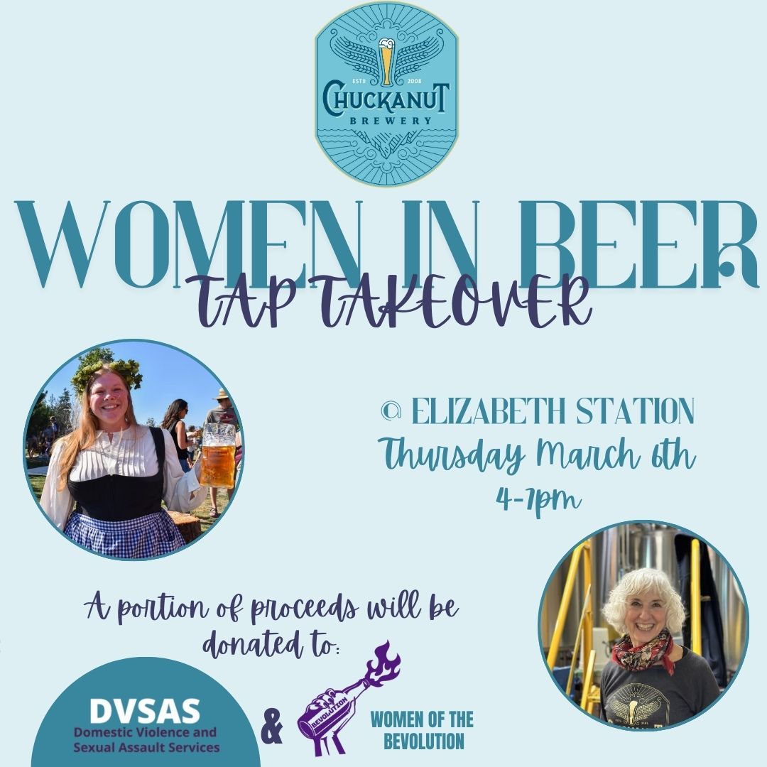 Chuckanut Brewery X Elizabeth Station Women in Beer Tap Takeover 