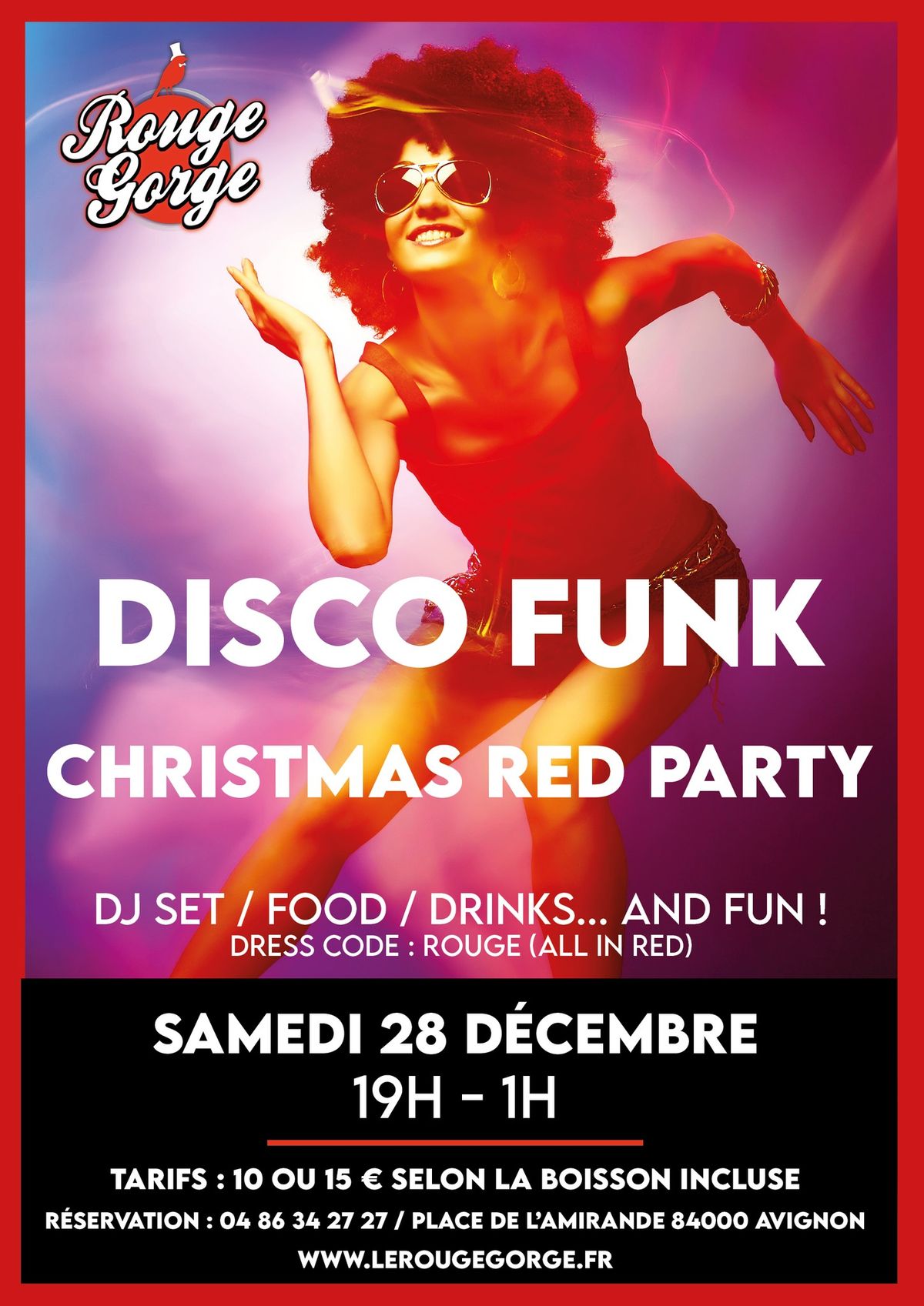 DISCO FUNK CHRISTMAS RED PARTY 