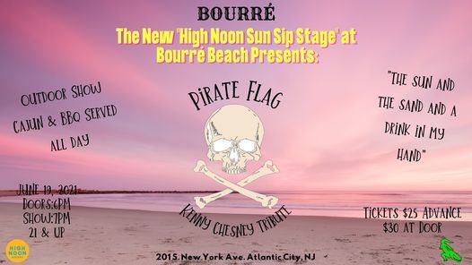 Pirate Flag - Kenny Chesney Tribute - At Bourre Beach