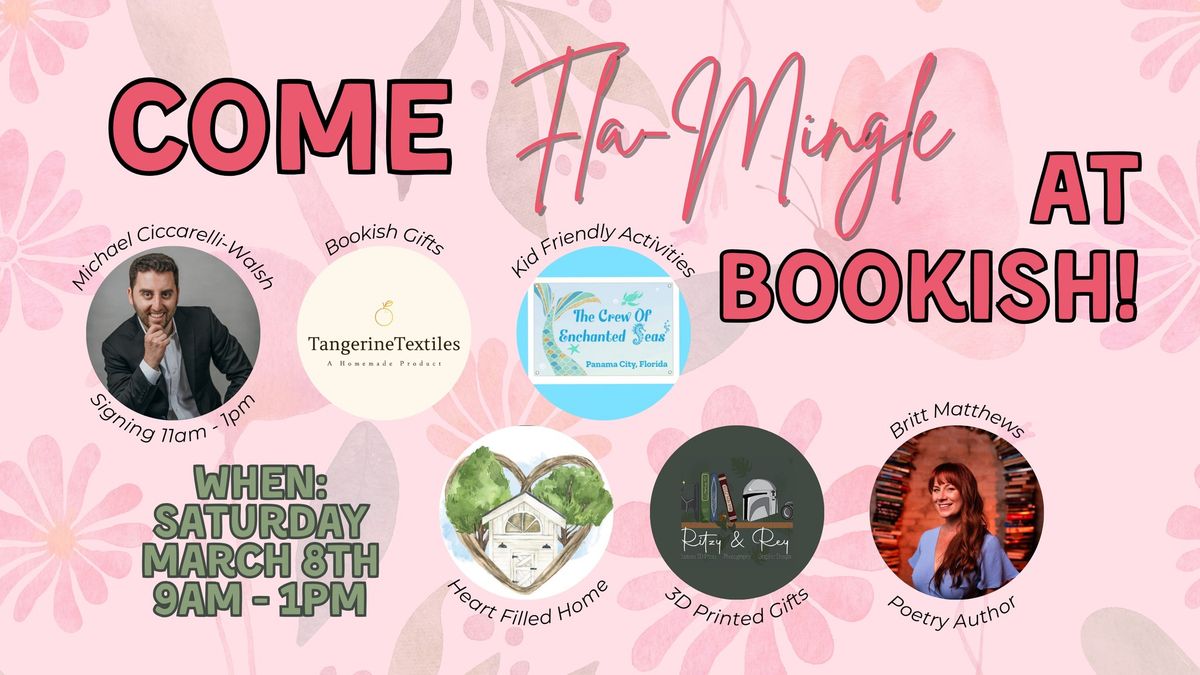 Come Fla-Mingle at Bookish!