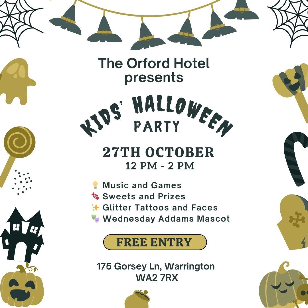 Kids' Halloween Party at The Orford Hotel Warrington