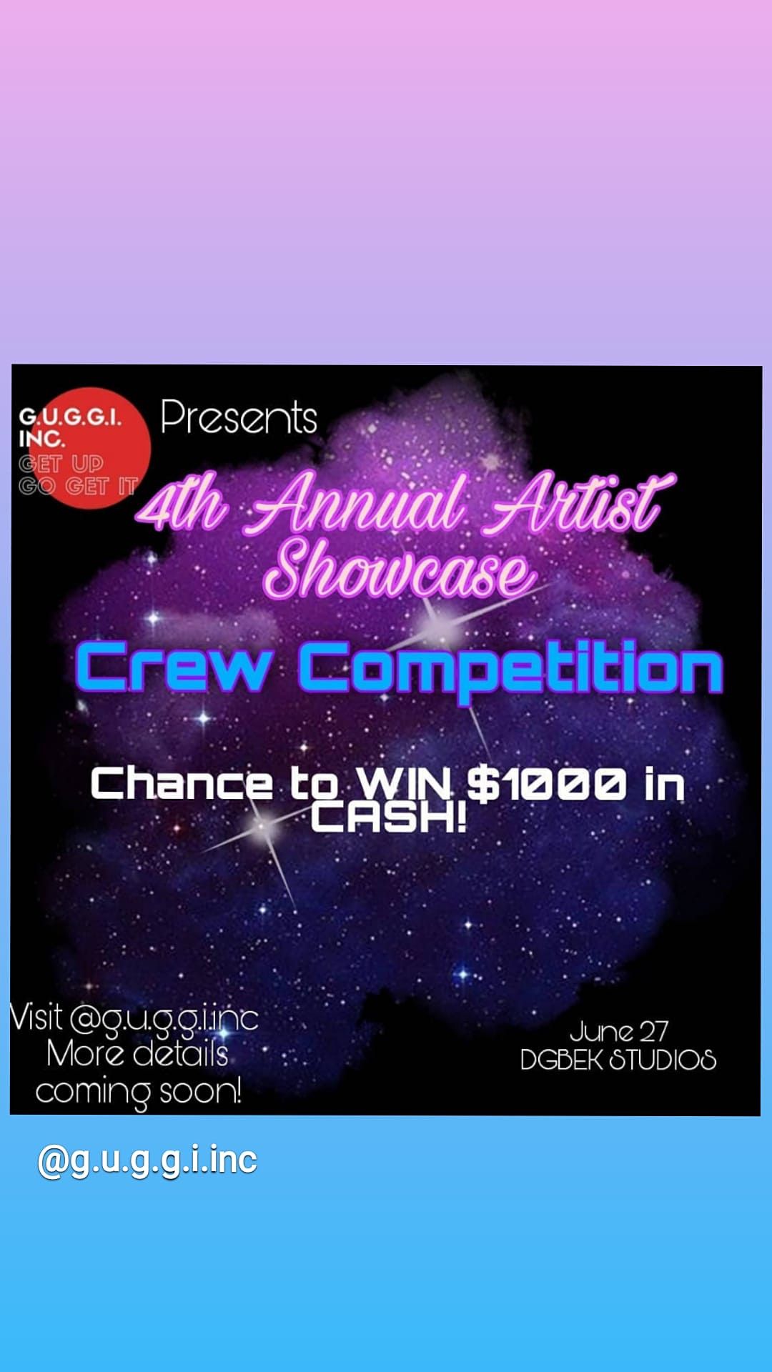 4th Annual Artist Showcase Crew Comp.