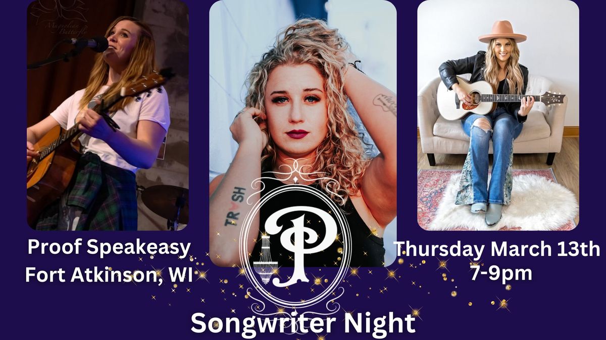 Songwriter Night - Proof Speakeasy