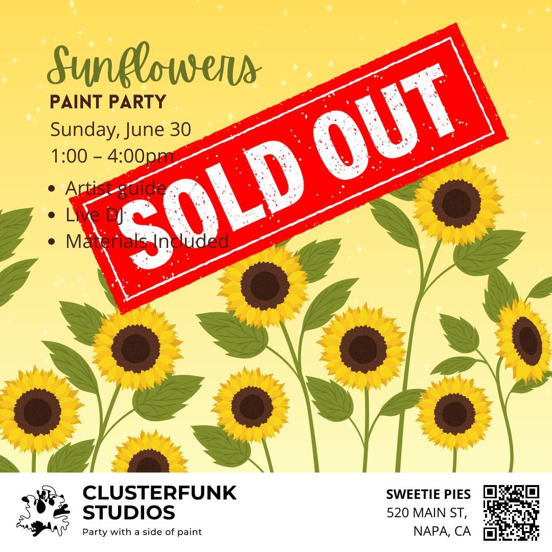 Sunflowers Paint Party! *Sold Out*