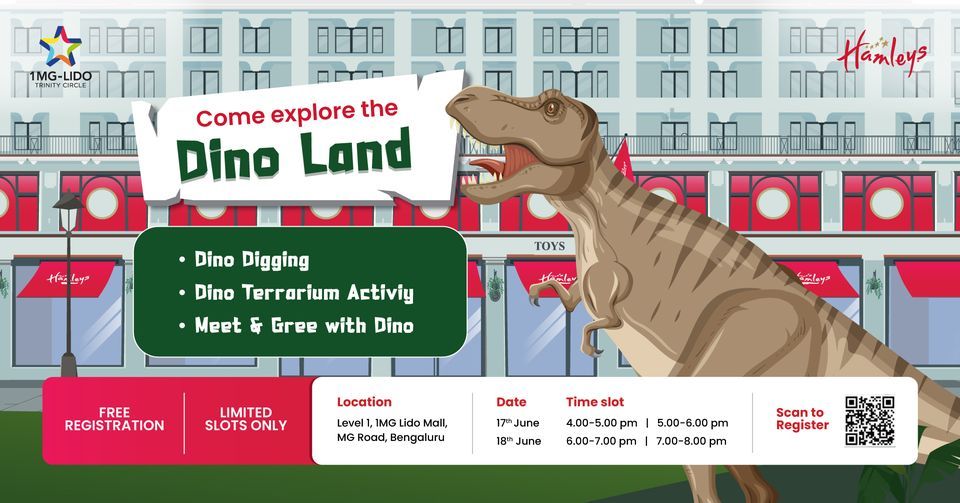 Come explore the Dino Land at 1MG Lido Mall, Hamleys.