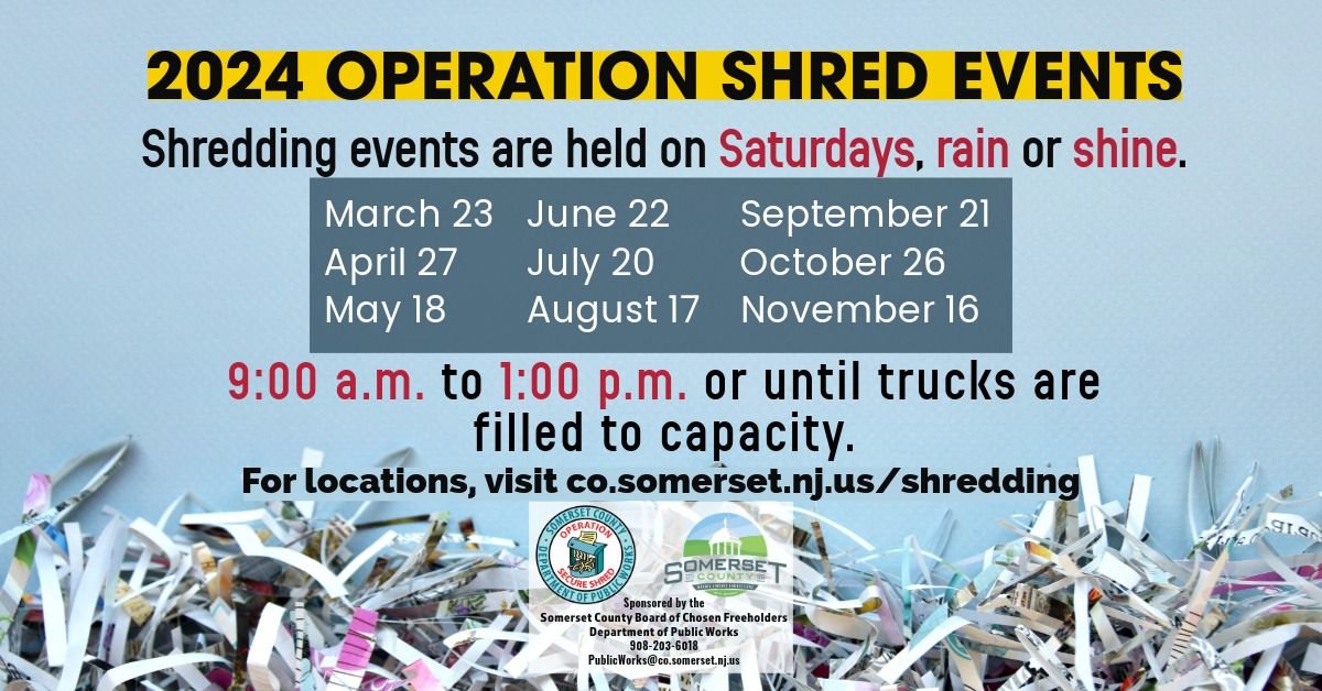 Operation Secure Document Shred Event