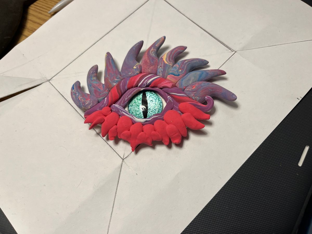 Make & Take: Model Magic Dragon Eye