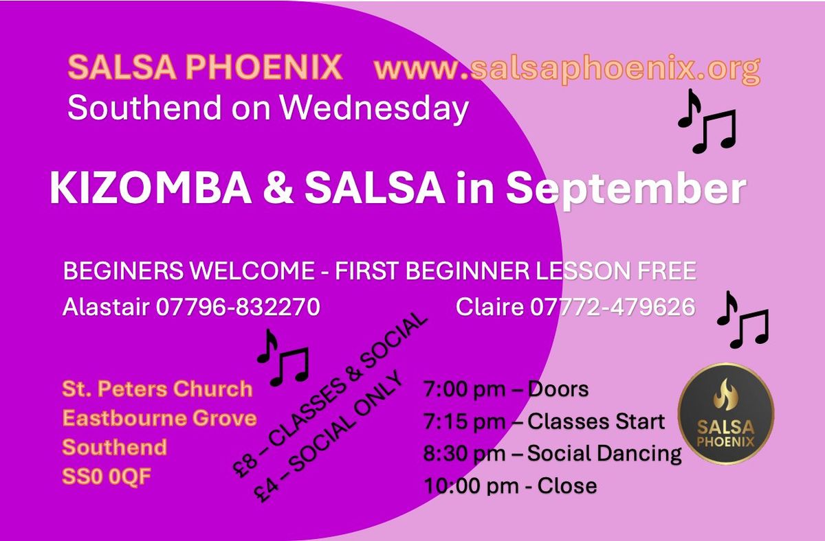 Salsa Phoenix - Wednesday ( Beginners Kizomba )