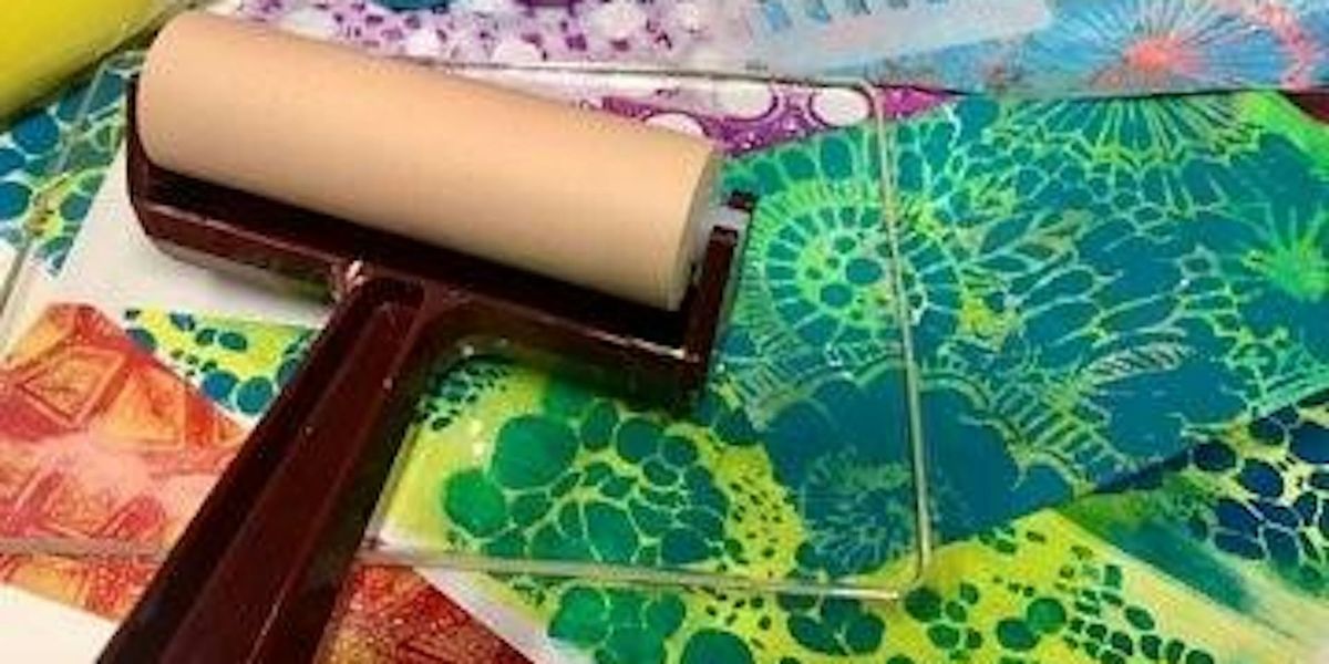 Gel Plate Printing - Beeston Library - Adult Learning