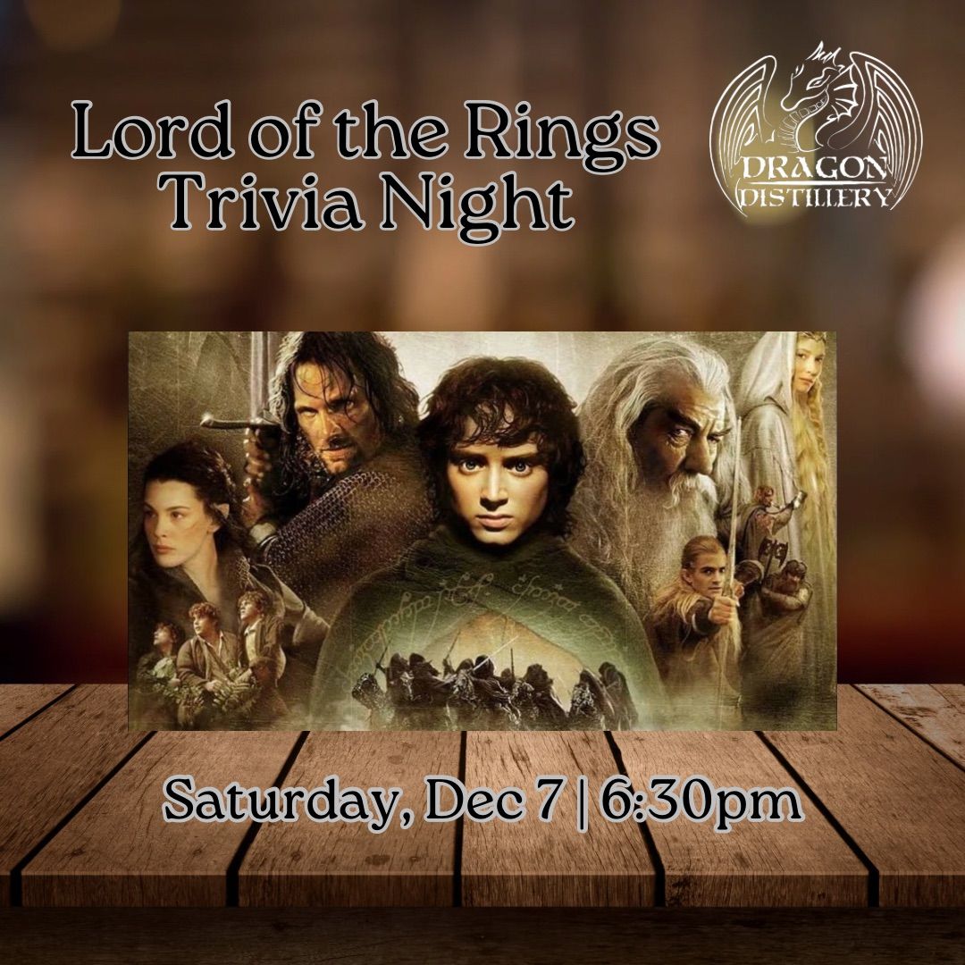 Lord of the Rings Trivia Night