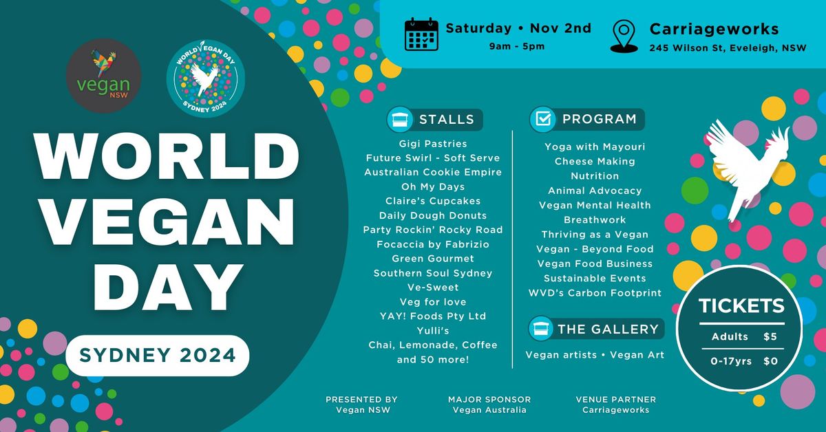 WORLD VEGAN DAY Sydney 2024