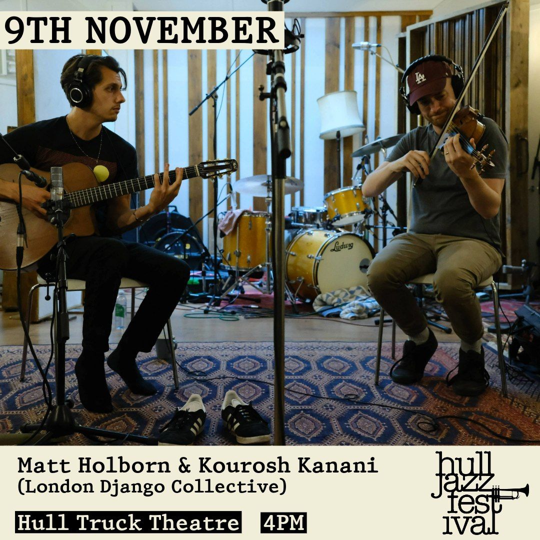 Matt Holborn and Kourosh Kanani from the London Django Collective