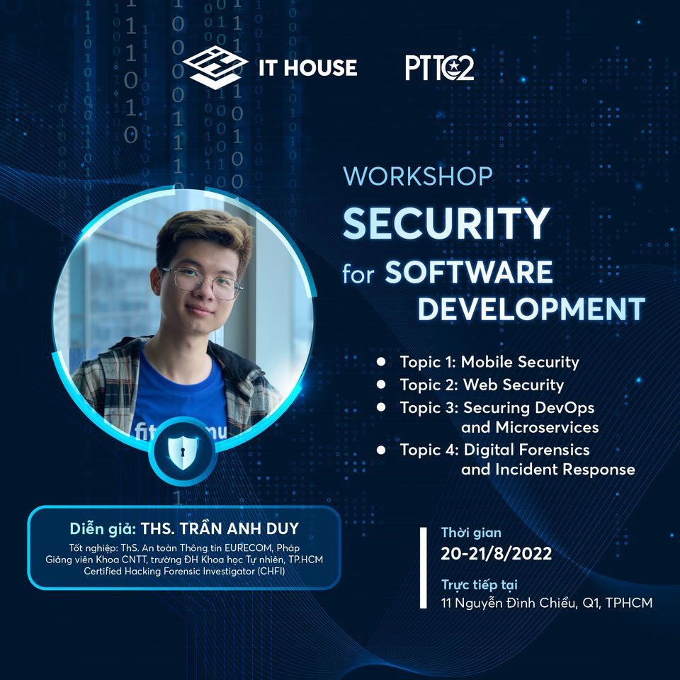 [Workshop] - Security for Software Development