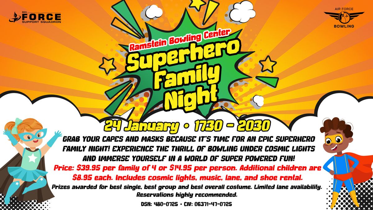 Superhero Family Night