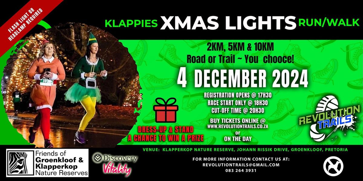 Klappies XMAS LIGHTS Run\/Walk