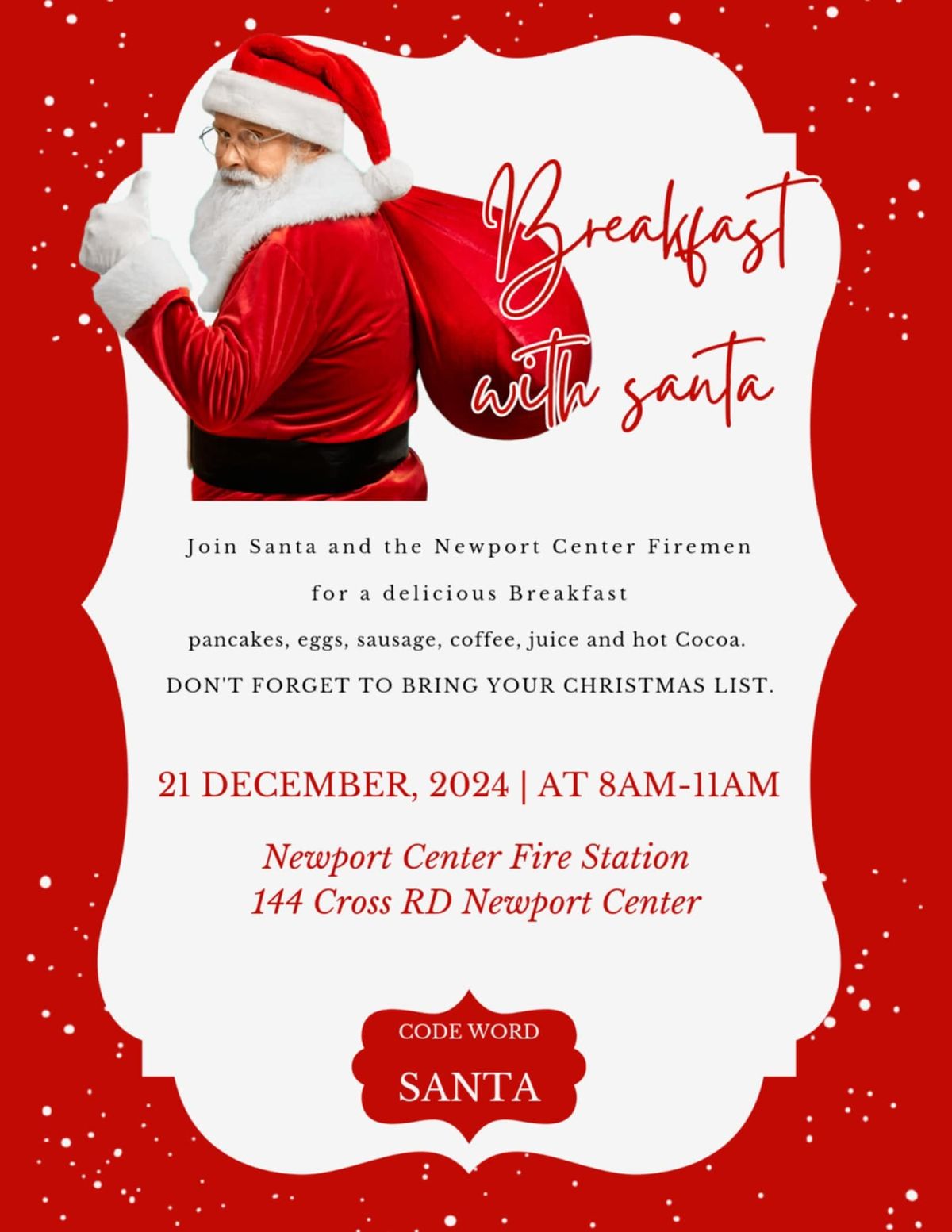 Breakfast with Santa